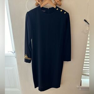 Vintage Ralph Lauren Wool Nautical Dress